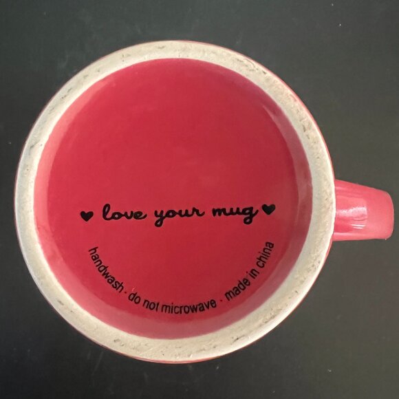 ❤️ Love Your Mug ❤️ SO STINKING CUTE ~ Baby Skunk ~ Tall Maroon Ceramic Mug - Picture 9 of 10